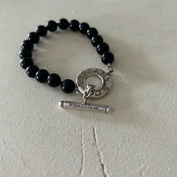 *Authentic* Tiffany and Co black onyx toggle bracelet. - Picture 2 of 5